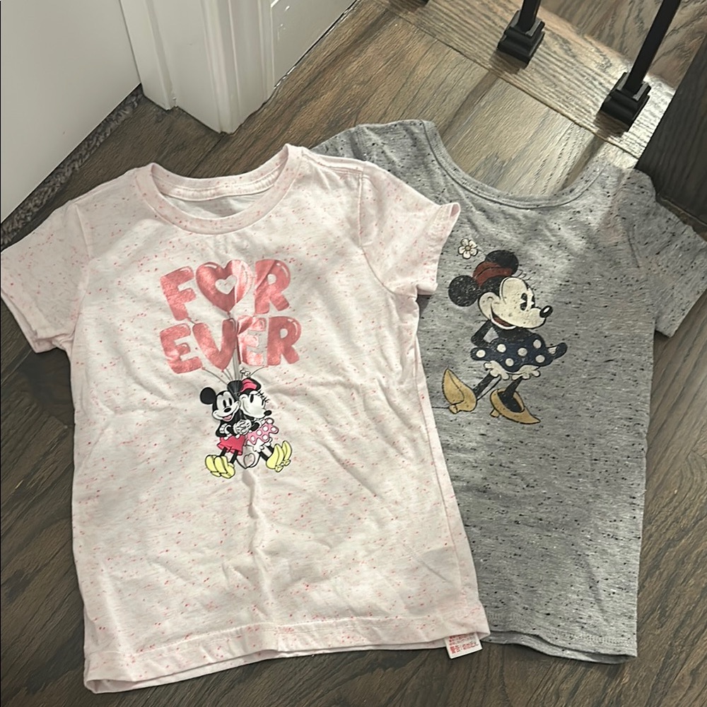 Disney Minnie Mouse Grey Kids T-Shirt
